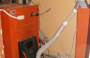 Καυστήρας πέλλετ ECO σε λέβητα ξύλου