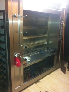 Καυστήρας πέλλετ ADGREEN 100 KW σε φούρνο
