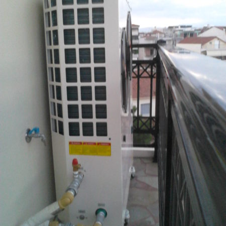 Αντλία θερμότητας χαμηλών θερμοκρασιών 17 KW στα Τρίκαλα