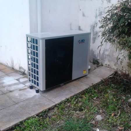 aggelou Αντλία θερμότητας σε διαμέρισμα με σώματα καλοριφέρ