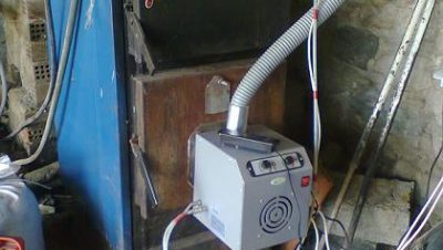 Προσαρμογή καυστήρα πέλλετ – βιομάζας σε λέβητα ξύλου στο Αμύνταιο Φλώρινας