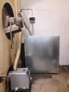 Καυστήρας πελλετ BMIX OVEN σε κυκλοθερμικό φούρνο 12 τελάρων στο Αγρίνιο