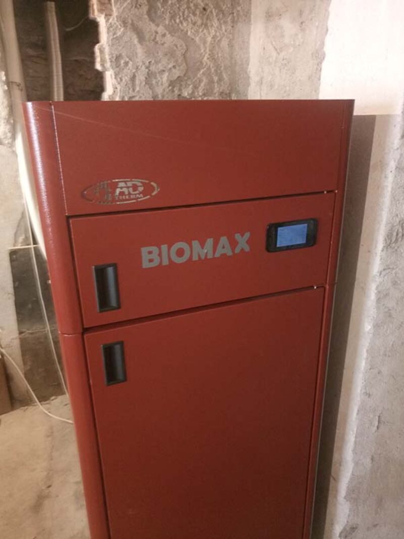 Λέβητας Πελλετ BIOMAX σε διαμέρισμα στην Βέροια