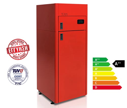 LEBITAS-PELLET-BIOMAX-20-30KW- Αυτοκαθαριζόμενος Λέβητας πελλετ BIOMAX