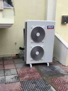 Αντλία θερμότητα ADTHERM Full DC inverter σε μονοκατοικία 180 τ.μ. στην Λητή Θεσσαλονίκης