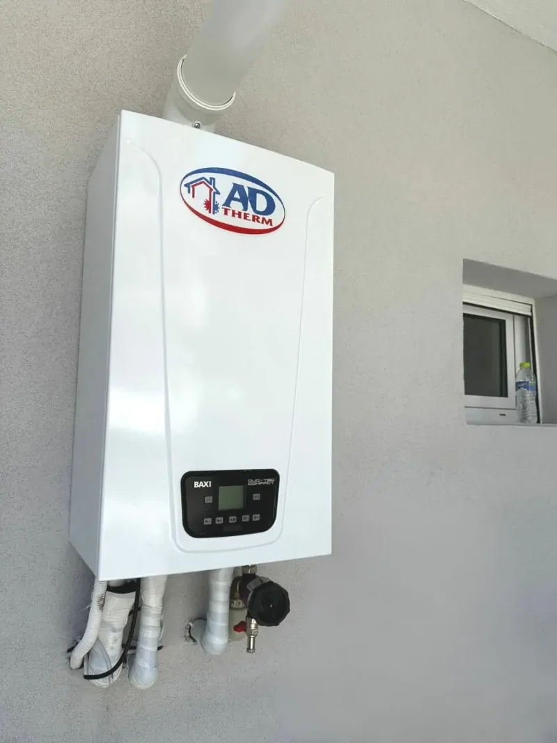 Εγκατάσταση Λέβητα Φυσικού Αερίου BAXI Duo-tec σε διαμέρισμα στην Κατερίνη